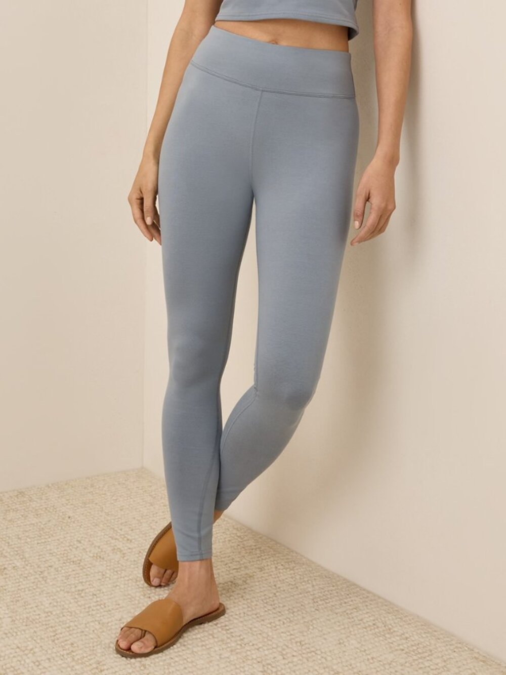 Pact Organic On the Go-To Legging Smoke Blue